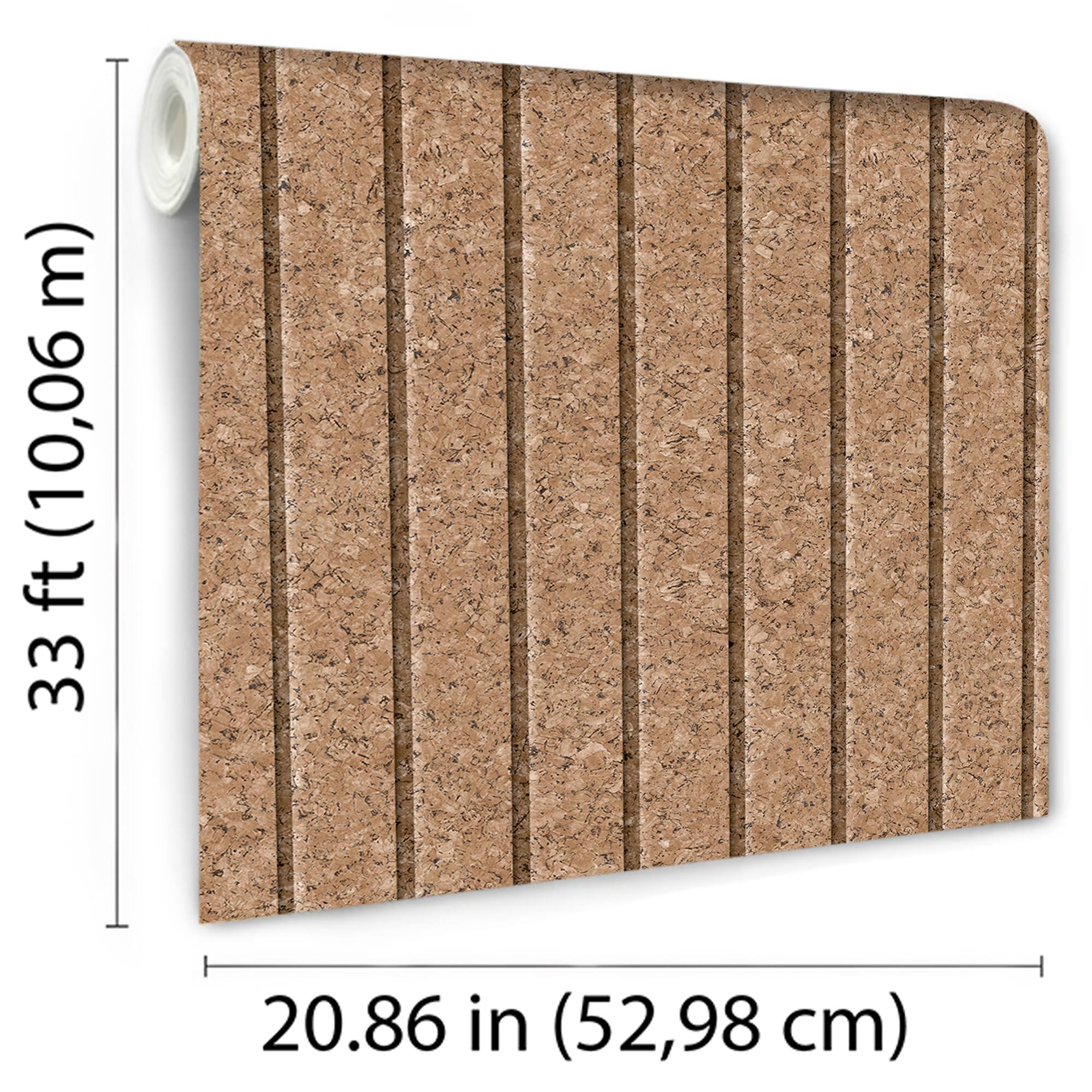 Designs Direct Corkboard Stripe Wallpaper